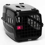 Caixa De Transporte Alça Coelho Cachorro Gato PRETA/PORTA n2 - Rb