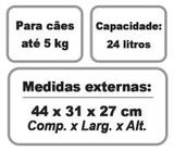 Caixa De Transporte Cachorro E Gato Panther Nº1 - Plast pet