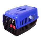 Caixa de Transporte Cachorro n2 Tampa Azul - Rb pet