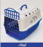 Caixa de Transporte Cães e Gatos Nº 2 Cor Azul - Durapets