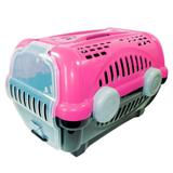 CAIXA DE TRANSPORTE FURACÃO PET LUXO ROSA tamanho:N1