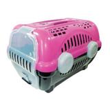 Caixa de transporte luxo furacão pet rosa