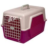 Caixa de Transporte P/ Cães e Gatos Rosa 30x31x49 cm - Polymer