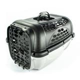 Caixa De Transporte Panther N 4 Preta + pote - Plast pet