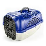 Caixa de Transporte Panther Nº 3 Azul + Pote - Plast pet