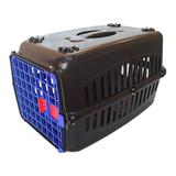 Caixa de transporte para Gatos n1 Porta Azul - Rb pet