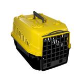 Caixa de Transporte para PET Gato Cachorro Número 1 Amarelo - Mecpet