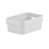 Caixa organizadora 2L plástico branco Cube mini Ou