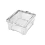 Caixa organizadora com tampa em plastico office 17litros transparente - Tramontina