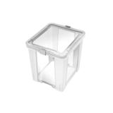 Caixa organizadora com tampa em plastico office 42litros transparente - Tramontina