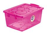 Caixa Organizadora Com Trava 4 L Pink Ordene