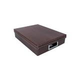 Caixa Organizadora Dandy 7x45cm Marrom - Boxgraphia