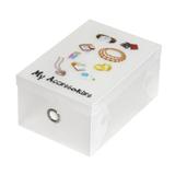 Caixa Organizadora de Acessórios Bijuterias Joias 19x13x28 - Decore