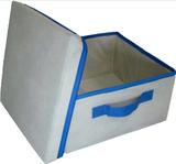 Caixa organizadora de Tecido OrganiBox c/ Alça e Tampa de 28x15x28cm