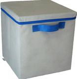 Caixa organizadora de Tecido OrganiBox c/ Alça e Tampa de 28x31x28cm