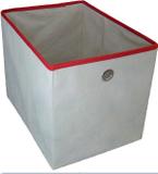 Caixa organizadora de Tecido OrganiBox c/ Ilhós de 28x31x38cm