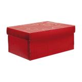Caixa Organizadora Dello Mini/Sapato Vermelha 2169-U