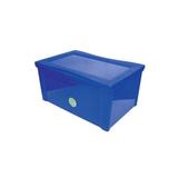 Caixa Organizadora em Polipropileno Radical Azul 65 Litros - Ordene