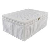 Caixa Organizadora Fibra Sintetica 50x35x20 - Branco - Allstate