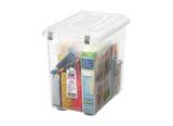 Caixa Organizadora Grande Plástico Transparente 26,5 L SanRemo - SAN 106