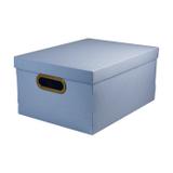 Caixa Organizadora Linho Dello Média Azul Claro 2192-B