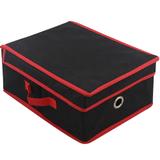 Caixa Organizadora Multiuso 34x24cm Dobrável Preta Western