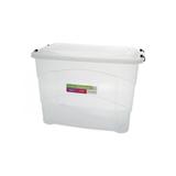 Caixa organizadora plastica gigante 90 litros organizador de brinquedos roupas container multiuso 90 - Paramount