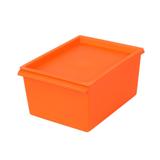Caixa Organizadora Plastico com Tampa Colorida 25x20X13 - Decore