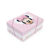 Caixa Organizadora Presente Tampa Minnie Disney Rosa C/10 - Cromus