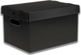 Caixa Organizadora Prontobox Preta 360X265X230 MD Polycart