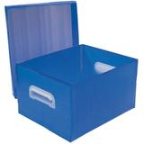 Caixa Organizadora THE BEST BOX M 370X280X212 AZ - Polibras