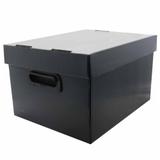 Caixa organizadora the bestbox fosca grande preto / un / polibras