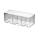 Caixa P/Chá C/3 Divisórias De Acrílico 23,5X9X8,5Cm - 6284 - Lyor