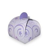 Caixa para Bem Casado Arabesco Roxo e Lilás 12 unidades Duster - Festabox