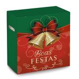 Caixa Para Cesta De Natal Boas Festasas 30x19x38 Com 1 Peça - Cromus