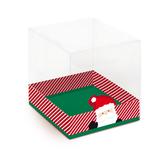 Caixa Para Panetone Com Acetato Noel P 11x11x12 Com 10 Pçs - Cromus