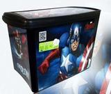 Caixa Plastica 46 Litros Avengers Plasutil