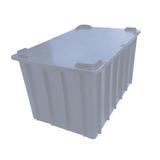 Caixa Plastica Organizadora Empilhavel 180L Com Tampa - Lar plastico