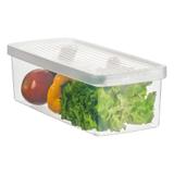 Caixa Plástica para Legumes Saladas Organizador 35x14cm Ordene