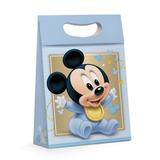 Caixa Plus P/Presente Mickey Disney Azul 26X11Cm C/10 - Cromus