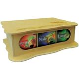 Caixa Porta Chá de Madeira 9 Sabores - Chá mais