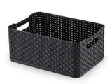 Caixa Rattan 4,5 Lts - Preto - Arthi