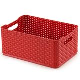 Caixa Rattan 4,5l Vermelha Arthi