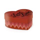 Caixa Rigida Coracao P/Presente Love Vermelho G 30,5X27X1 - Cromus