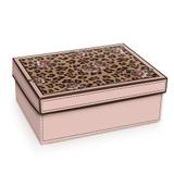 Caixa Rigida P/Presente Estampa Leopardo G 34,5X25,5X - Cromus