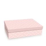 Caixa Rigida P/Presente Greta Rosa P 23,5X18X Dec. Festas - Cromus