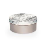 Caixa Rigida Redonda P/Presente Outono Floral P 15,5X7, - Cromus