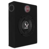 Caixa Slim Fiat Subwoofer Musicall Kaverão 8 Polegadas 150W RMS 4 Ohms 7,3 Litros Dutada Preta - Prime