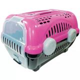 Caixa Transporte Luxo Nº 2 Cães e Gatos Pet Rosa - Furacão pet