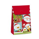 Caixa Trapézio (g) 23x10,5x35cm Magia De Natal C/10 Unid - Cromus